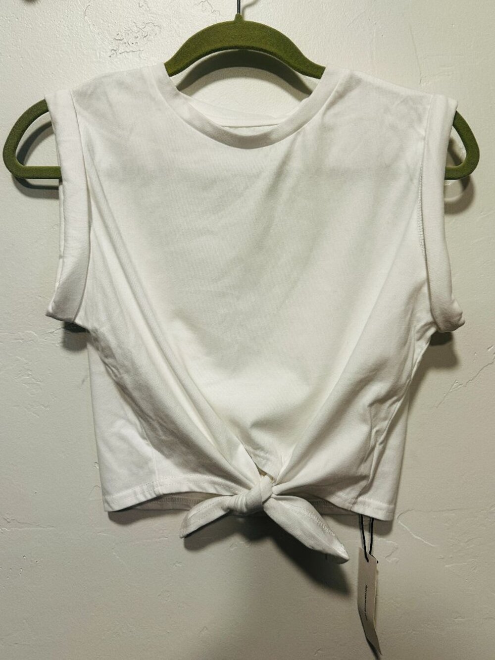 Commense tank with tie waist